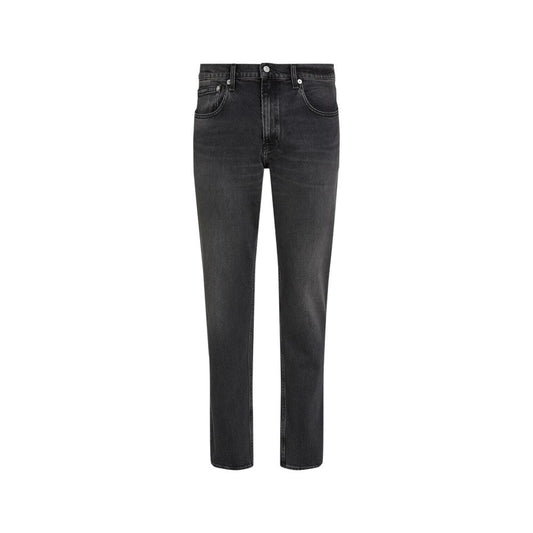 Calvin Klein Jeans – Schwarze Skinny-Jeans aus Baumwolle