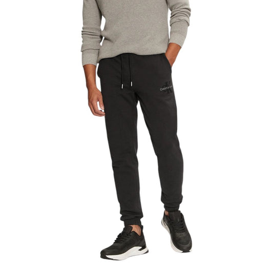 Calvin Klein Jeans – Schwarze Jogginghose aus Bio-Baumwolle
