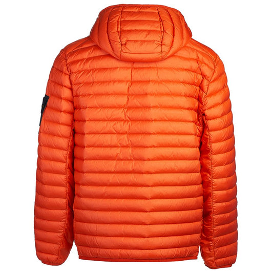 Stone Island Orange Nylon Men Jacket