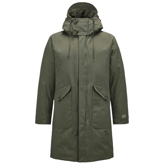 C.P. Company Green Polyester Men Parka