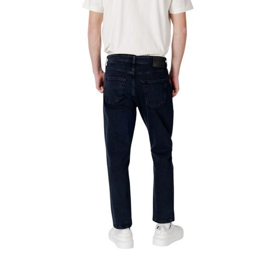 Calvin Klein Jeans – Blaue Jeans aus Baumwolle mit entspannter Passform