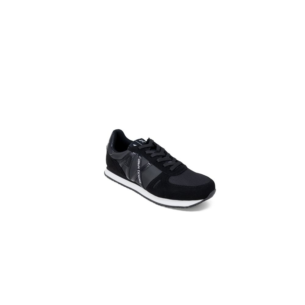 Armani Exchange Schwarze Sportsneaker aus Polyester