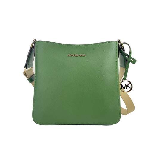 Michael Kors – Umhängetasche aus grünem Saffiano-Leder