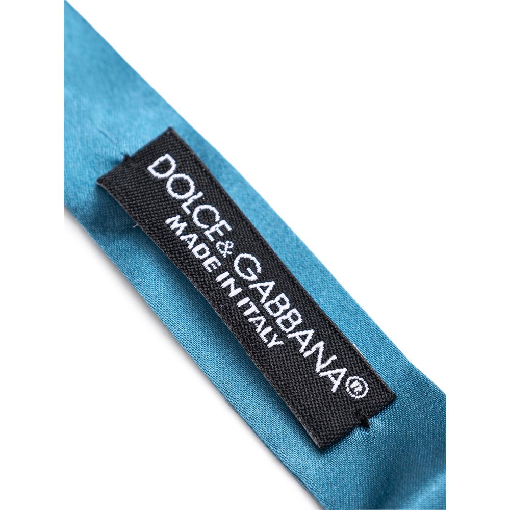 Dolce & Gabbana blaue Seidenfliege