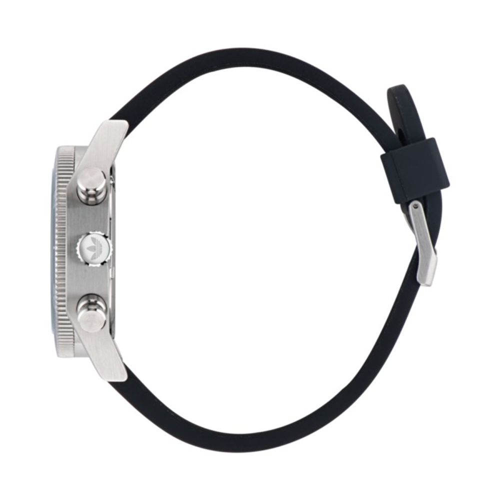 Adidas Schwarze Synthetikuhr