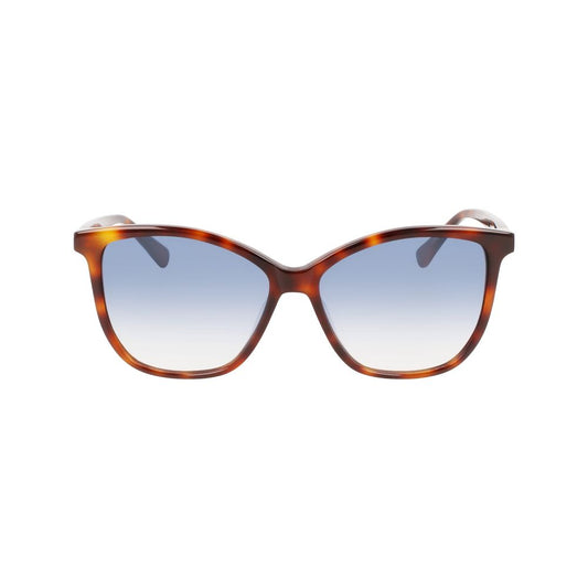 Longchamp – Braune Acetat-Sonnenbrille