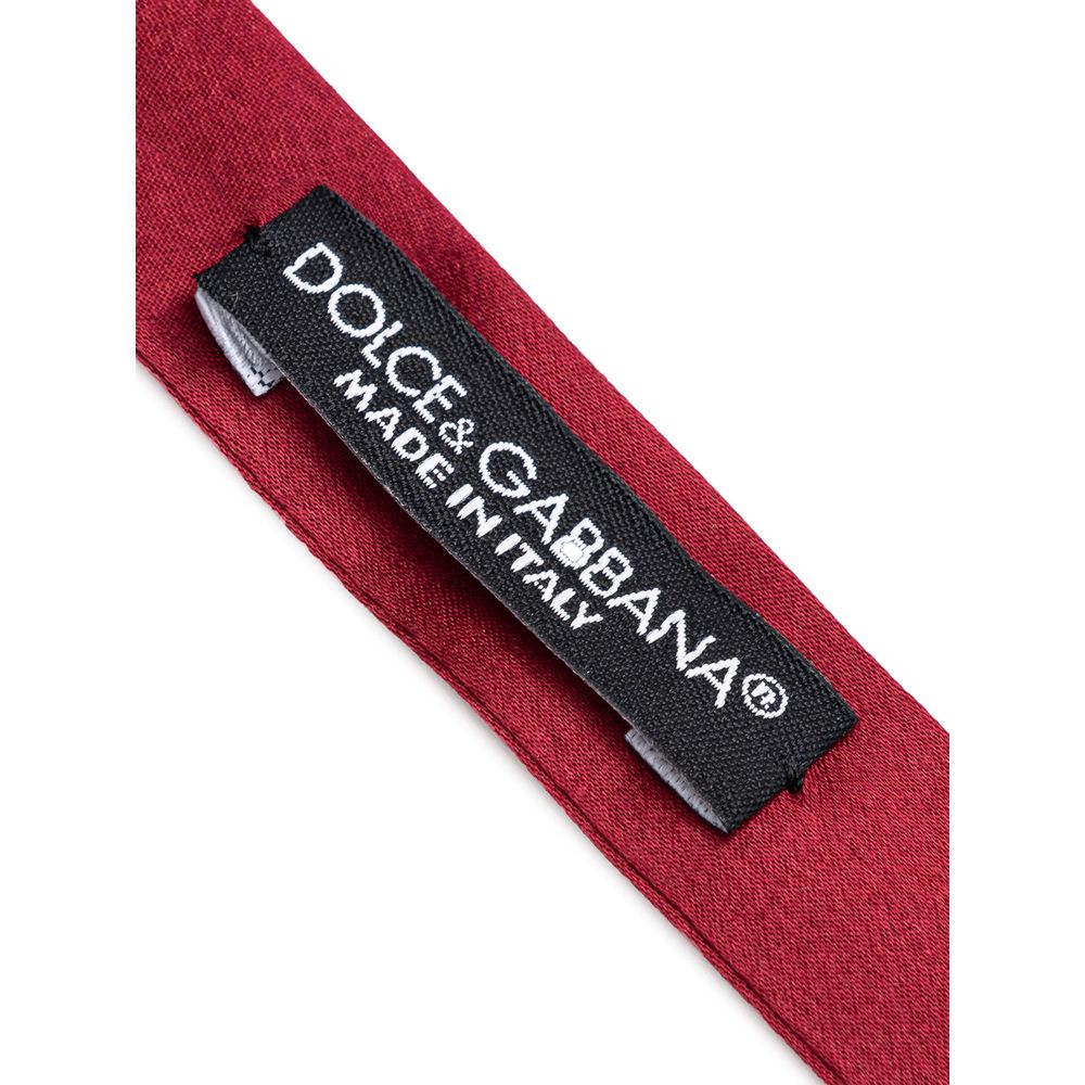 Dolce & Gabbana Rote Seidenfliege