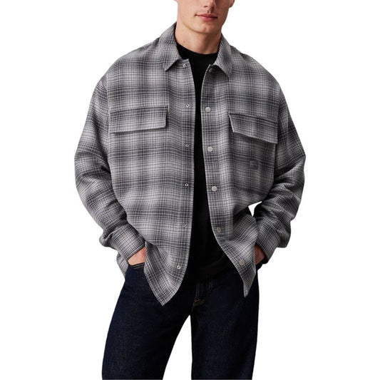 Calvin Klein Jeans – Weißes Baumwollhemd