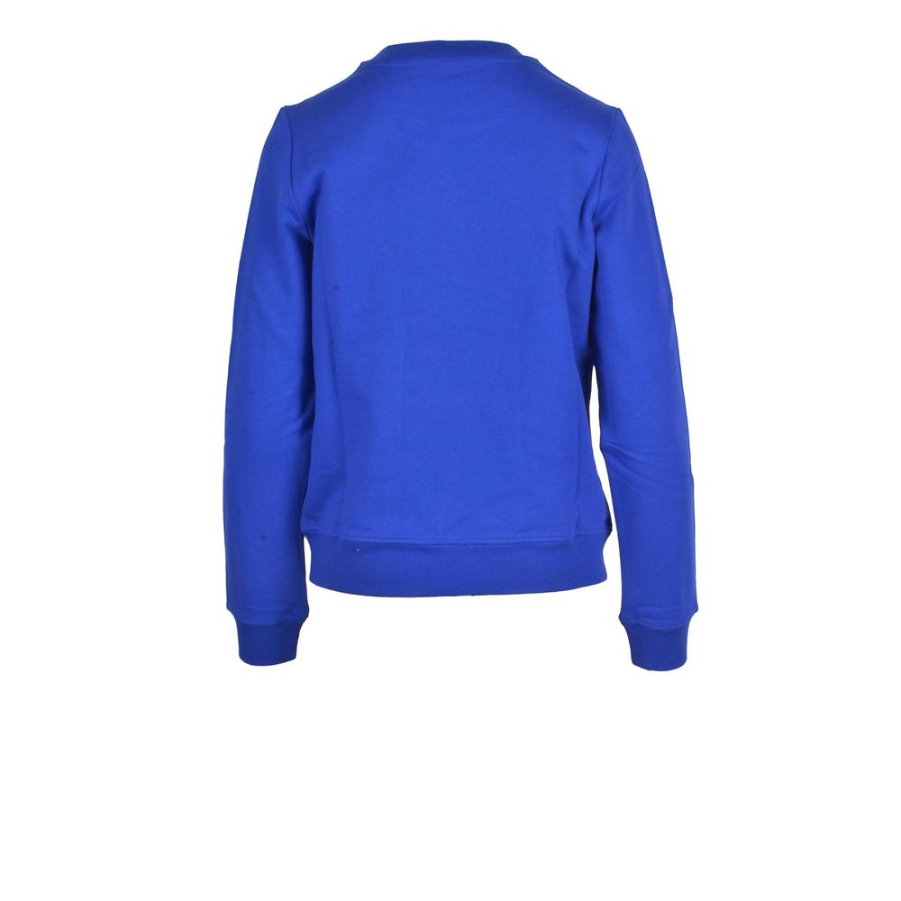 Love Moschino Blaues Baumwoll-Sweatshirt