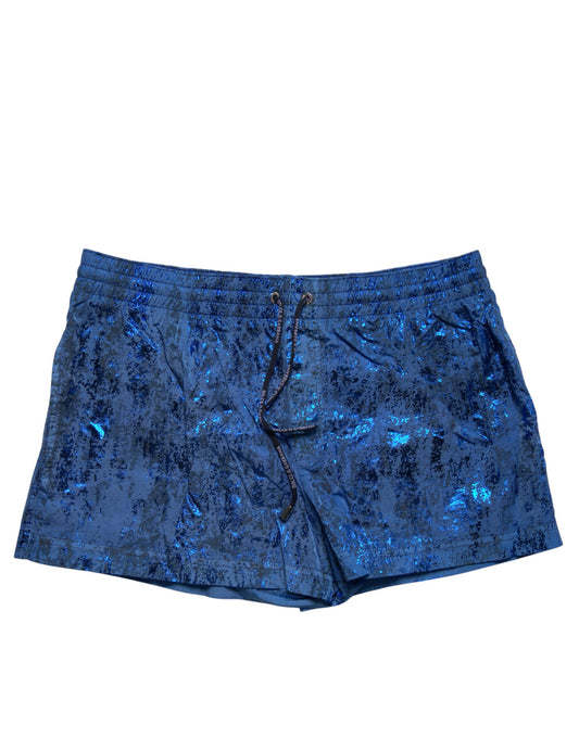 Dolce & Gabbana – Blaue Nylon-Badeshorts, 2-teilige Bademode