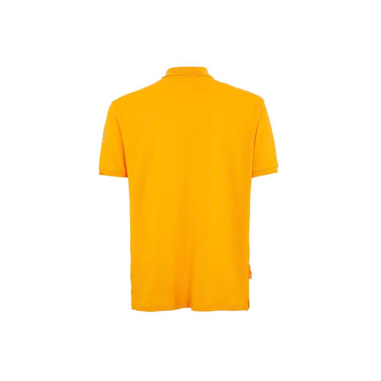 Orangefarbenes Baumwoll-Poloshirt von Suns