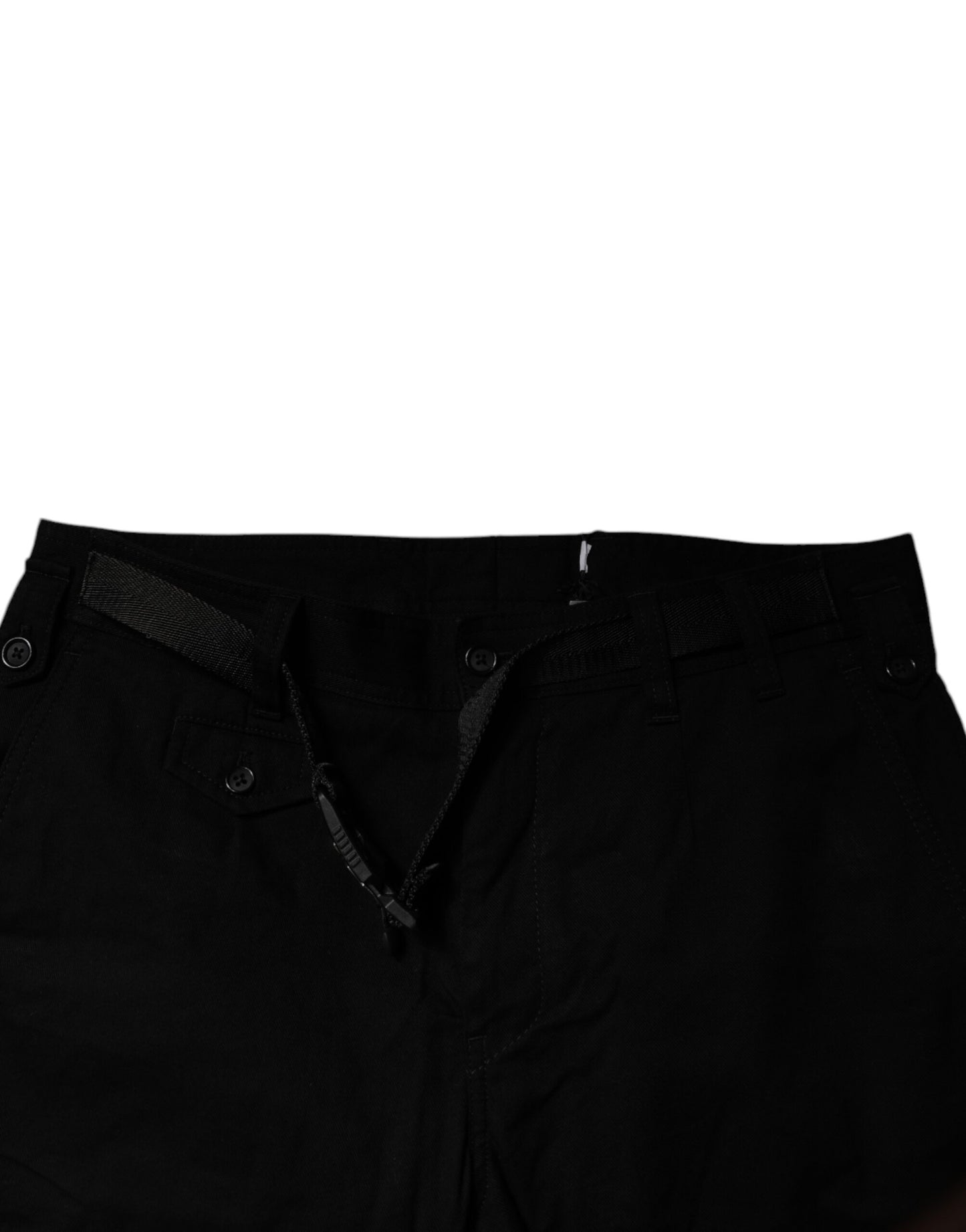 Dolce & Gabbana – Schwarze Skinny-Cargo-Jeans aus Baumwollstretch