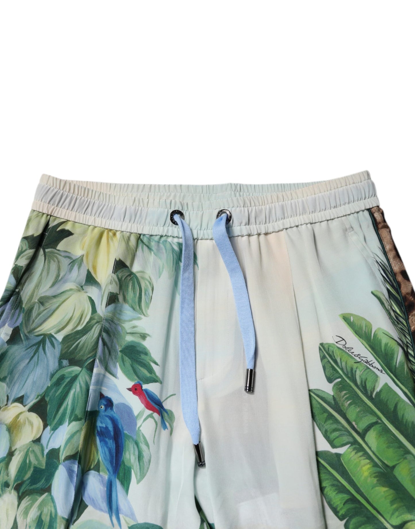 Dolce & Gabbana – Mehrfarbige Jogginghose mit tropischem Muster