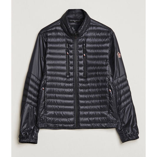 Moncler Schwarze Polyamid-Männerjacke