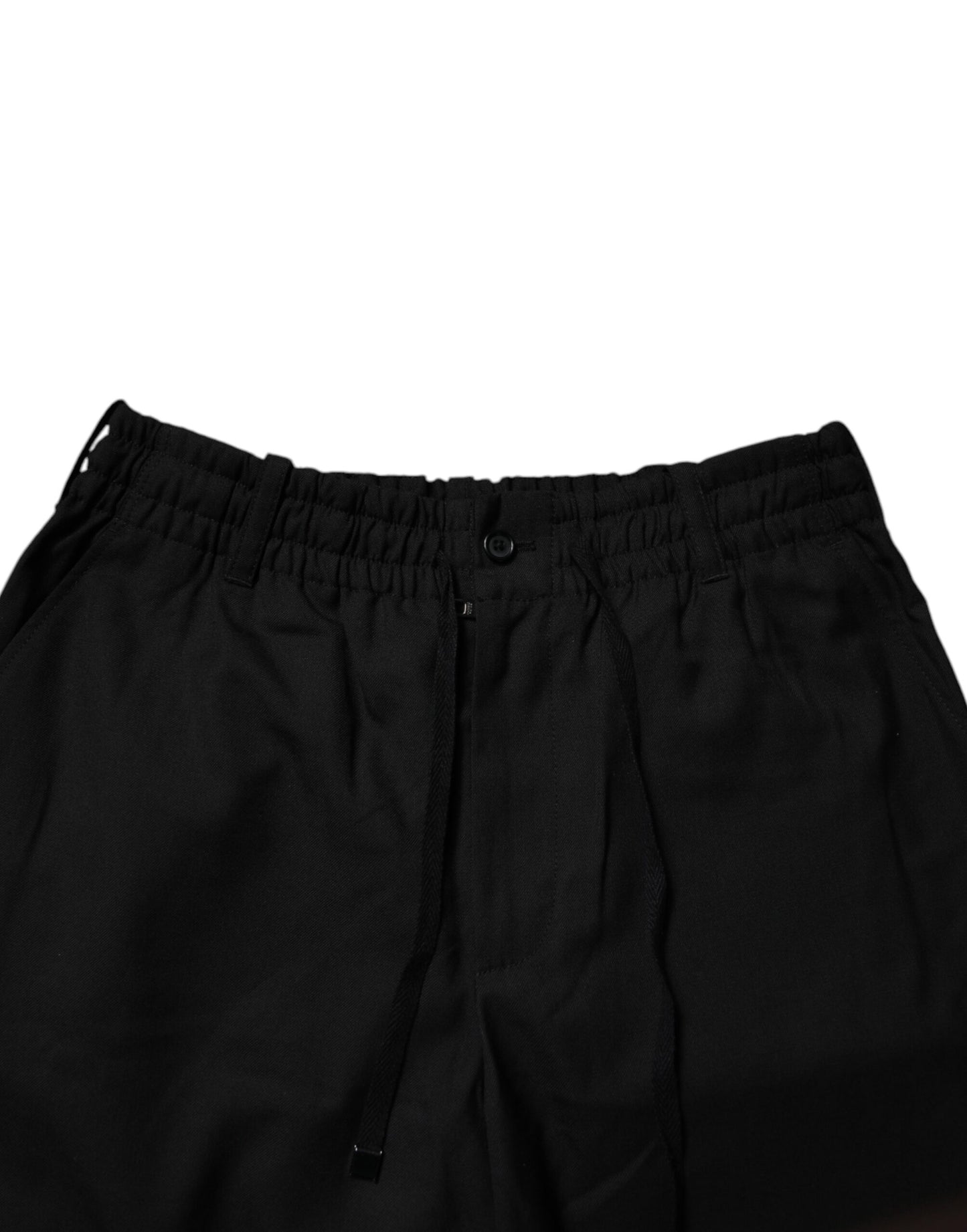 Dolce & Gabbana Schwarze Polyester-Kürzehose für Herren