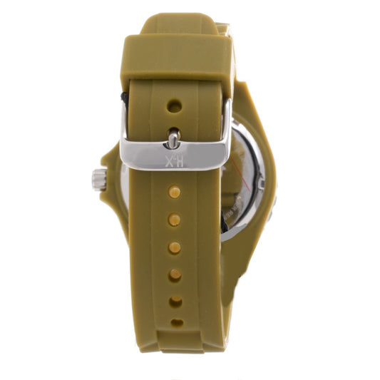 Haurex Brown Rubber Sport Watch