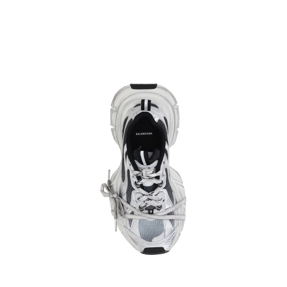 Balenciaga Mehrfarbige Stoff-Sneaker mit dicker Sohle