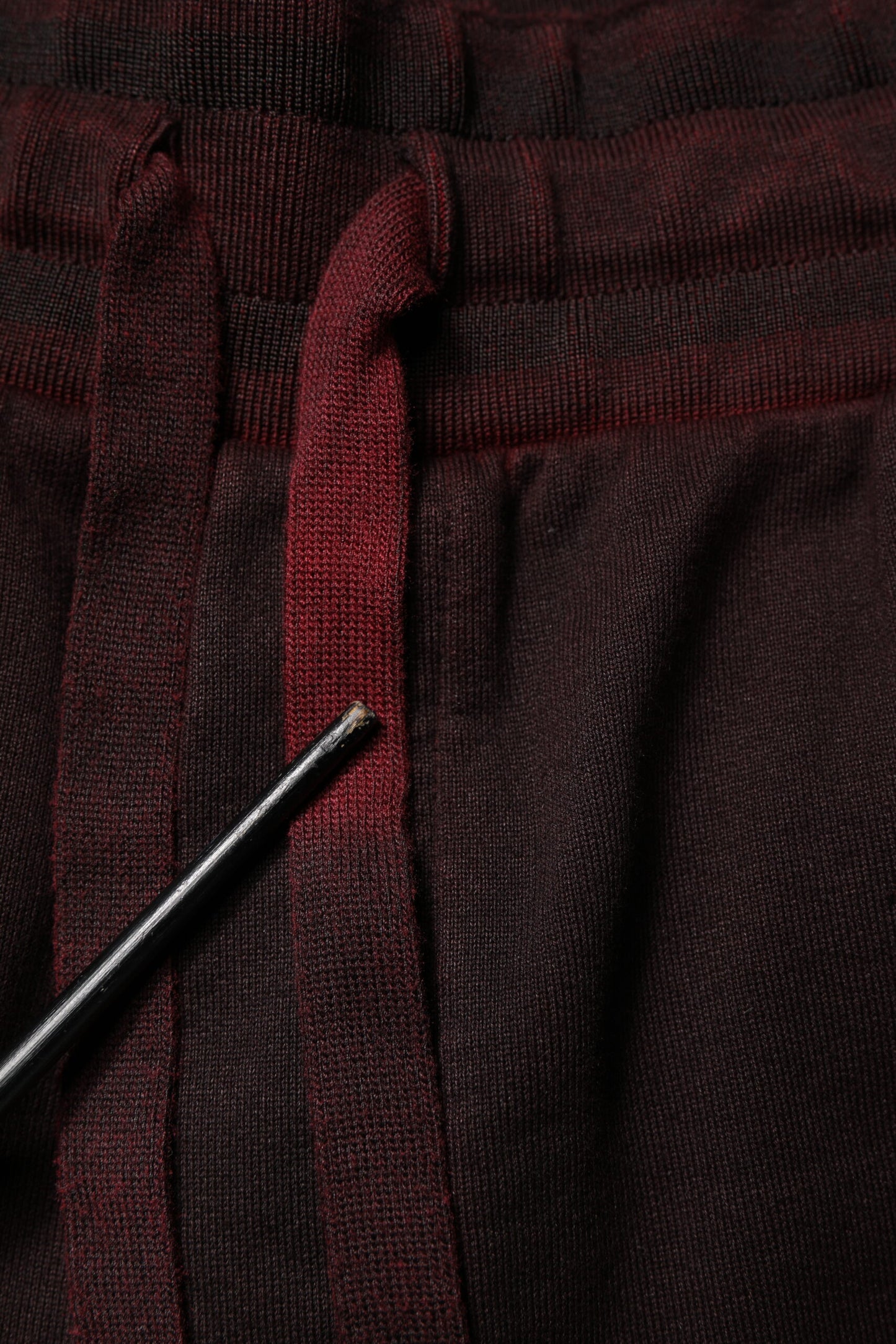 Dolce & Gabbana Bordeaux Baumwoll-Bermuda-Sweatshorts