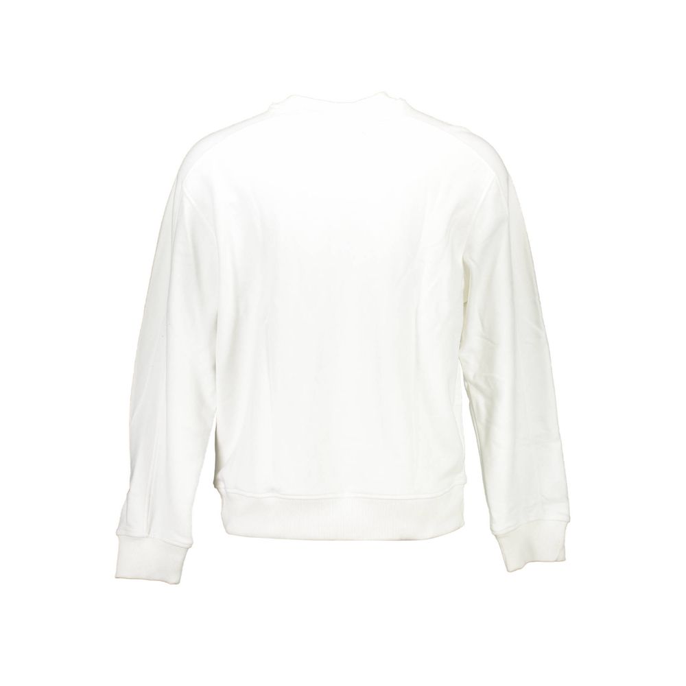 Calvin Klein Weißer Baumwollpullover für Herren