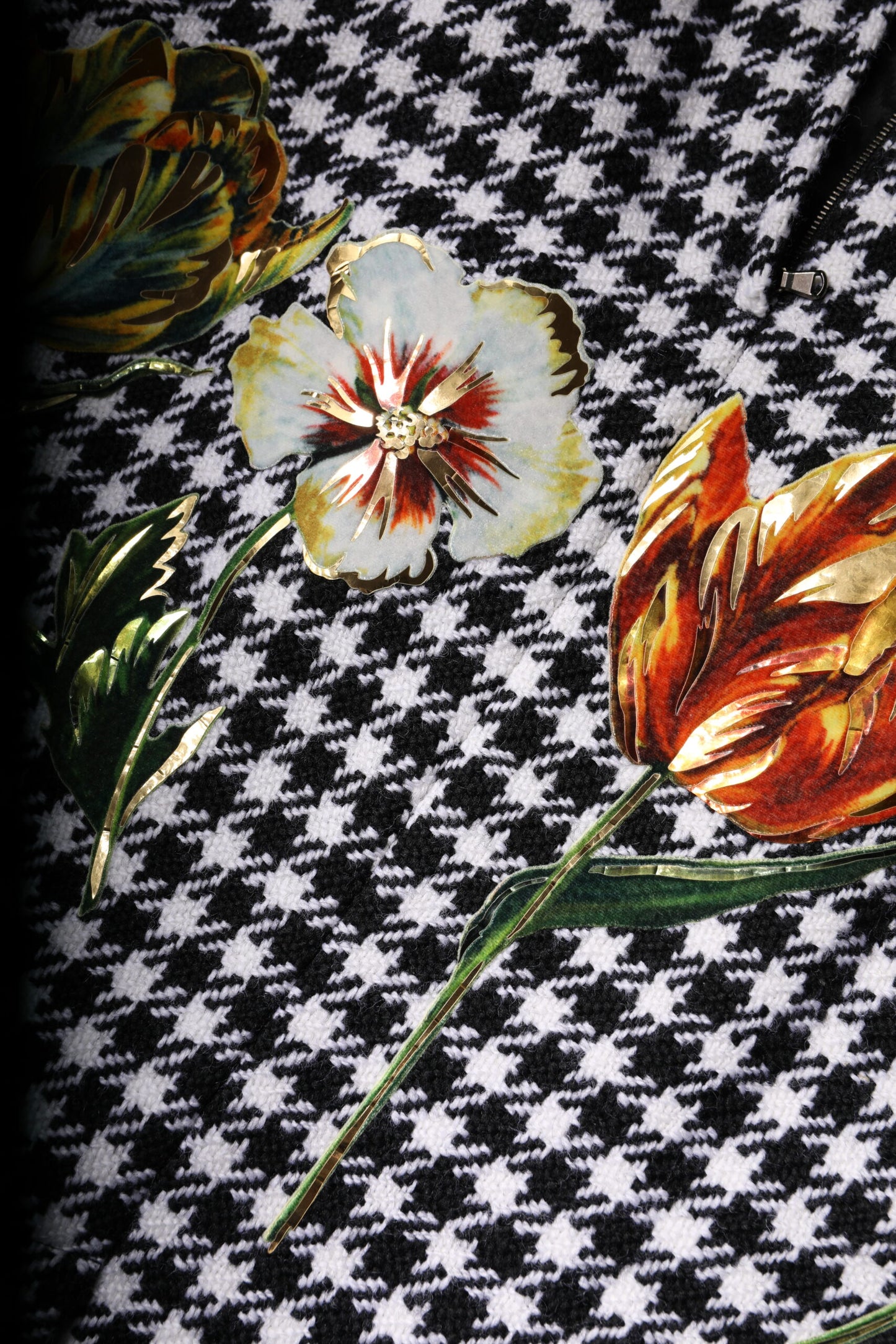 Dolce & Gabbana Bleistiftrock mit mehrfarbigem Blumendruck und hoher Taille