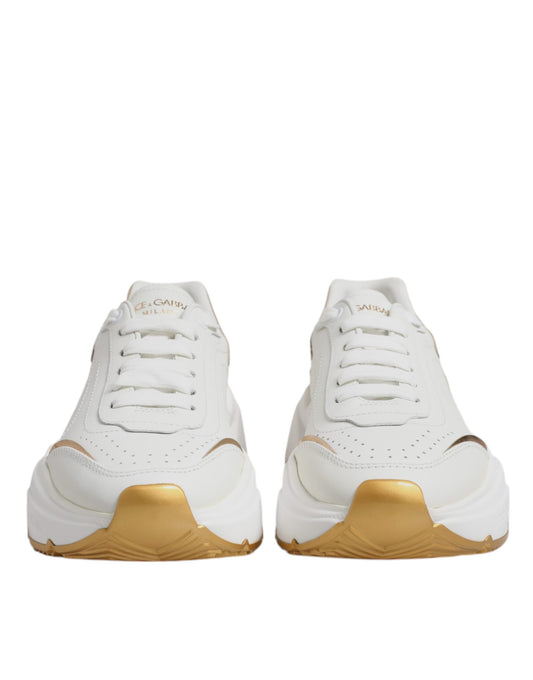 Dolce & Gabbana Daymaster Low Top Sneakers in Weißgold