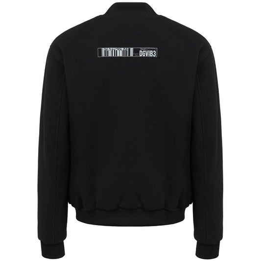 Dolce & Gabbana Schwarze Bomberjacke aus Viskose