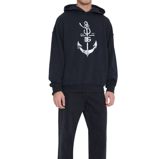 Blaues Baumwoll-Sweatshirt von Dolce & Gabbana