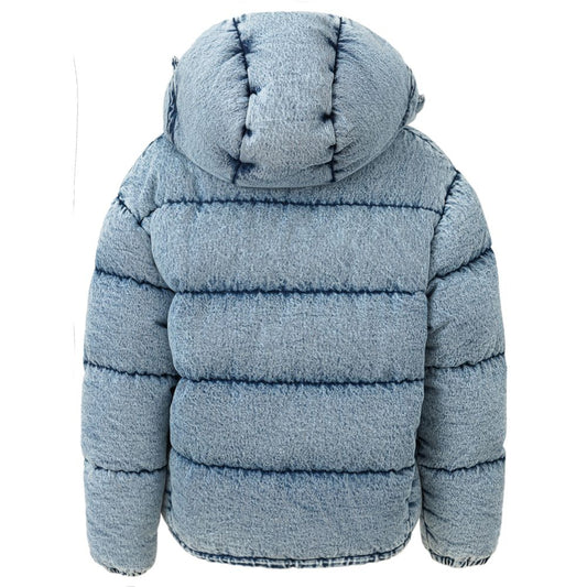 Miu Miu Blue Polyester Coat