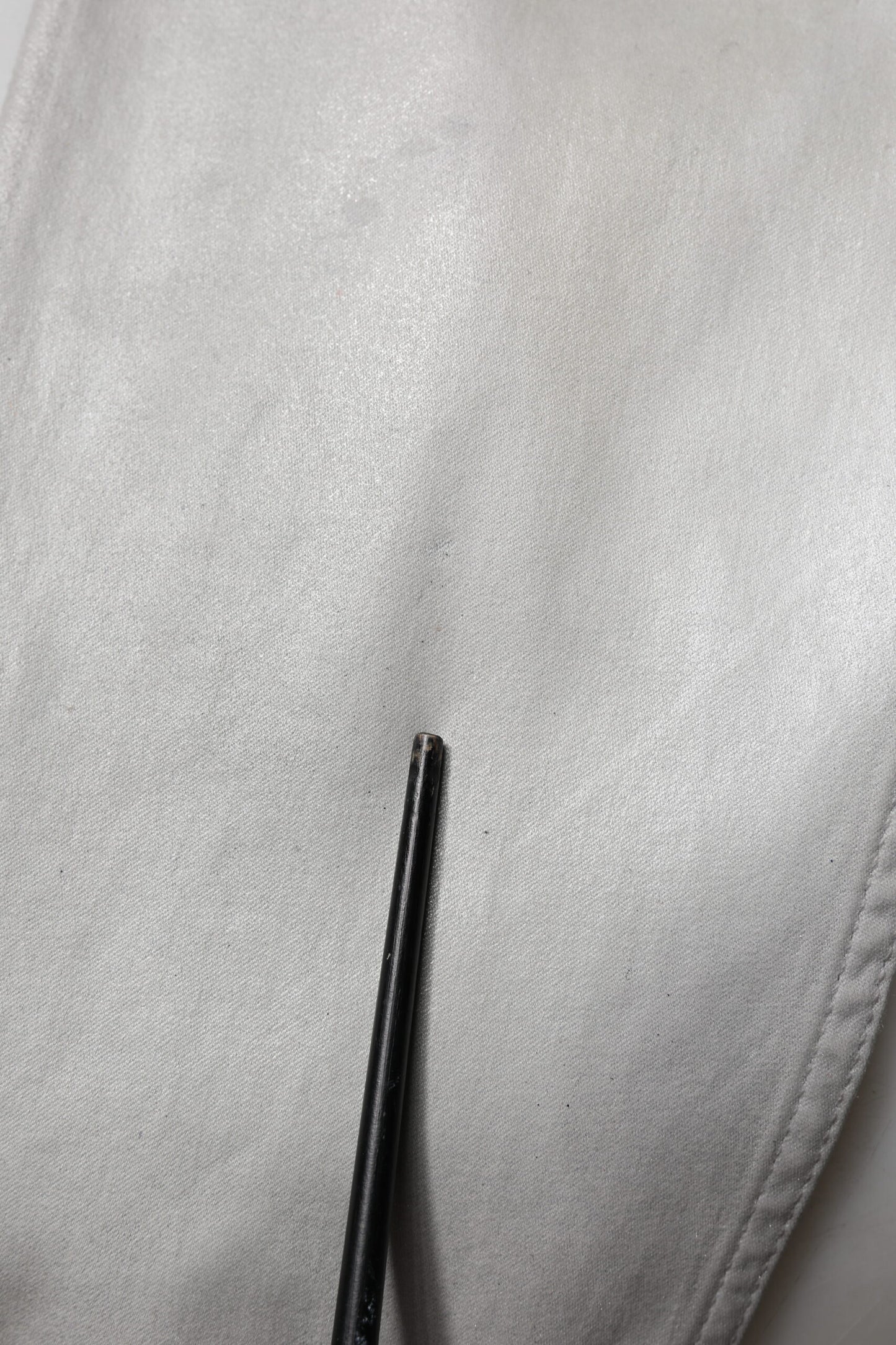 Dolce & Gabbana – Button-Down-Hemd aus Baumwolle in Metallic-Grau