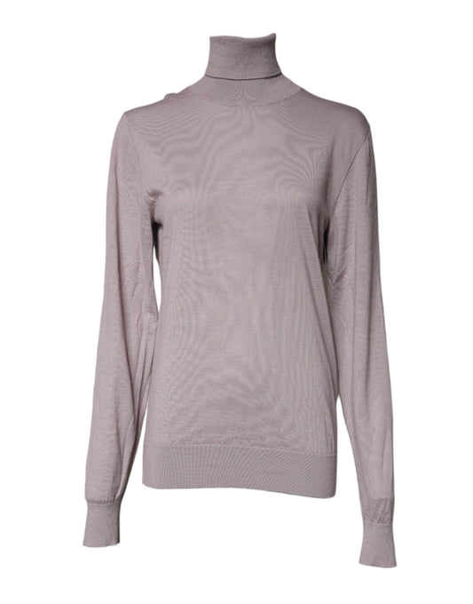 Dolce & Gabbana Brauner Rollkragenpullover aus Kaschmir