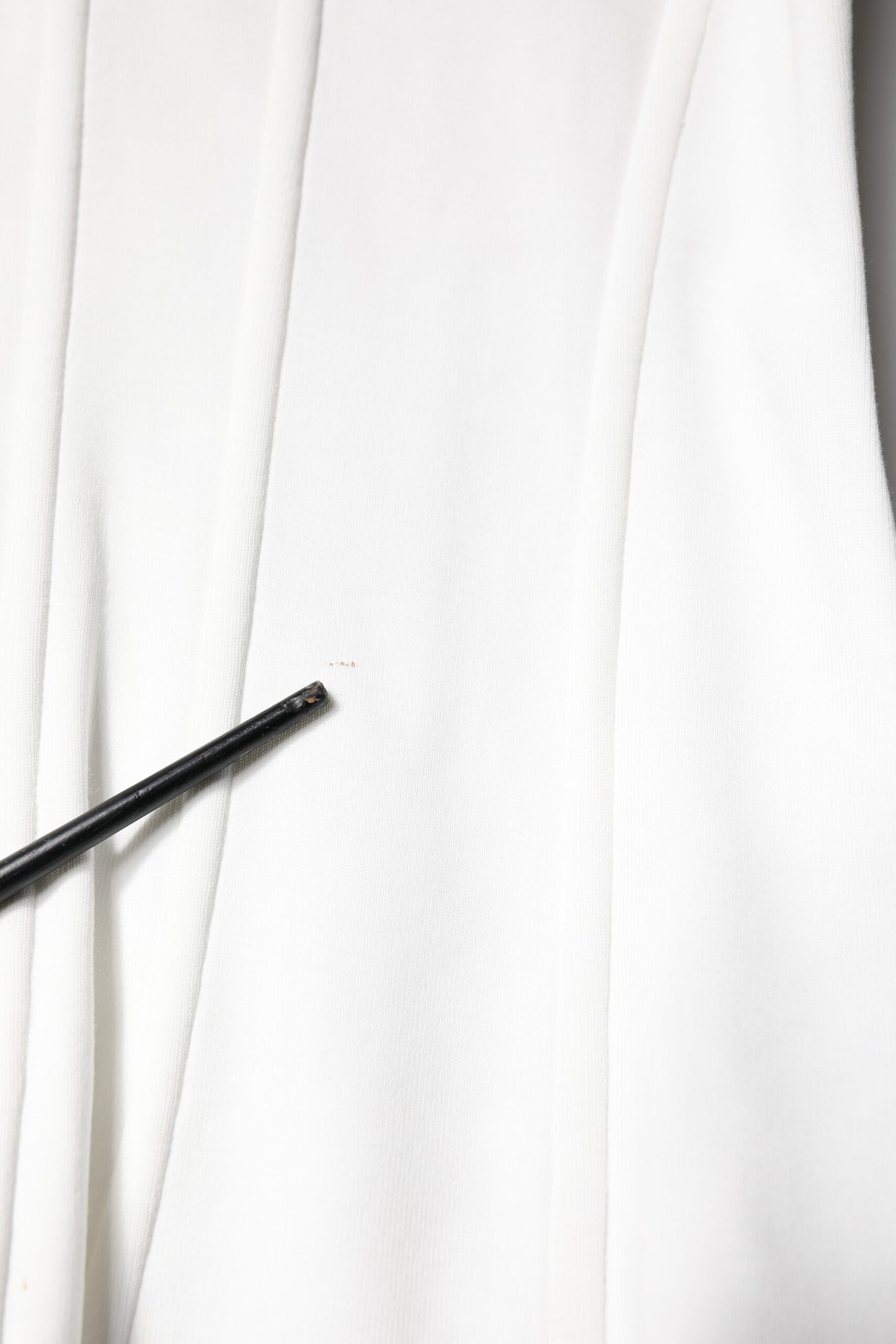 Dolce & Gabbana – Blusenoberteil aus weißer Baumwollmischung mit 3/4-Ärmeln