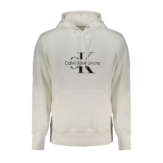 Calvin Klein Weißer Baumwollpullover für Herren