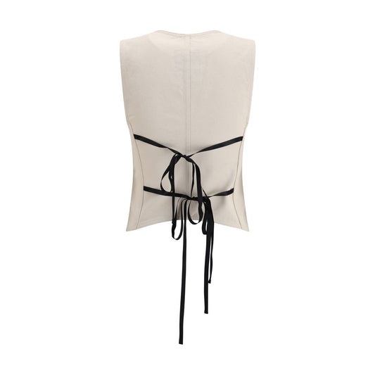 PINKO Cream Cotton Top