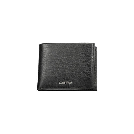 Calvin Klein Herren-Geldbörse aus Polyester, Schwarz