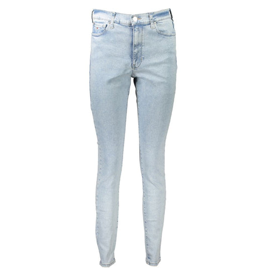 Tommy Hilfiger – Skinny-Jeans aus Baumwolle für Damen in Blau