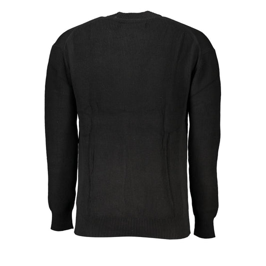 Calvin Klein – Eleganter Pullover aus Baumwolle mit Rundhalsausschnitt und Kontrastdetails