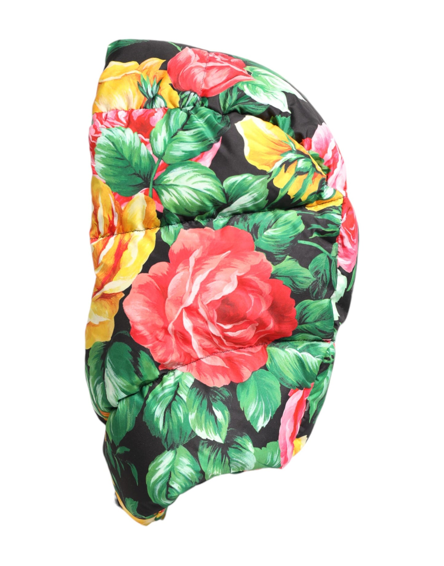 Dolce & Gabbana – Mehrfarbiger Wickelhut mit Blumenmuster