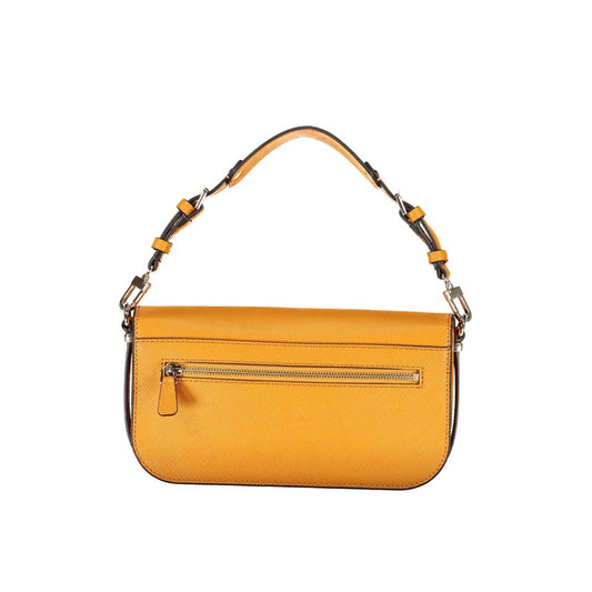 Guess Jeans – Orangefarbene Polyethylen-Handtasche