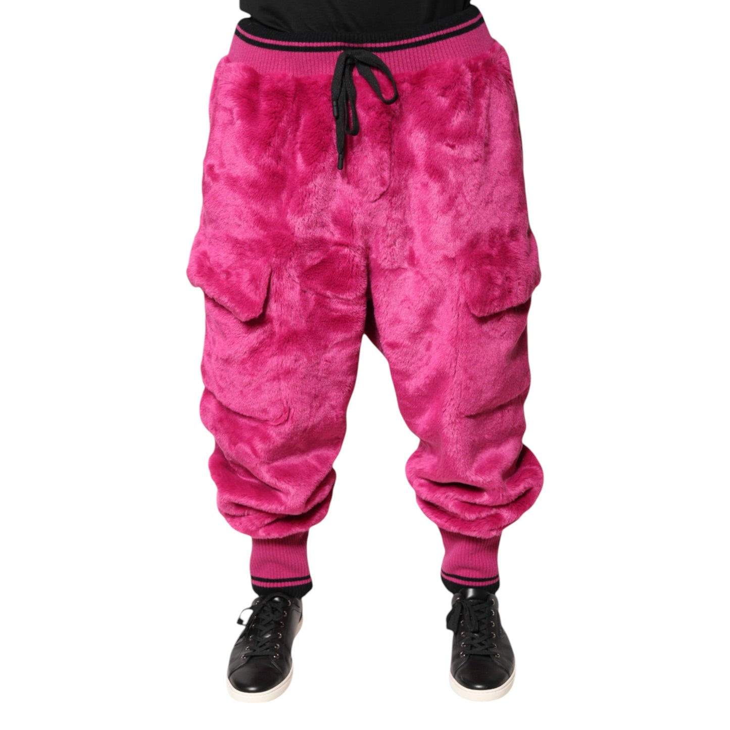 Dolce & Gabbana – Jogginghose aus Acryl in Rosa