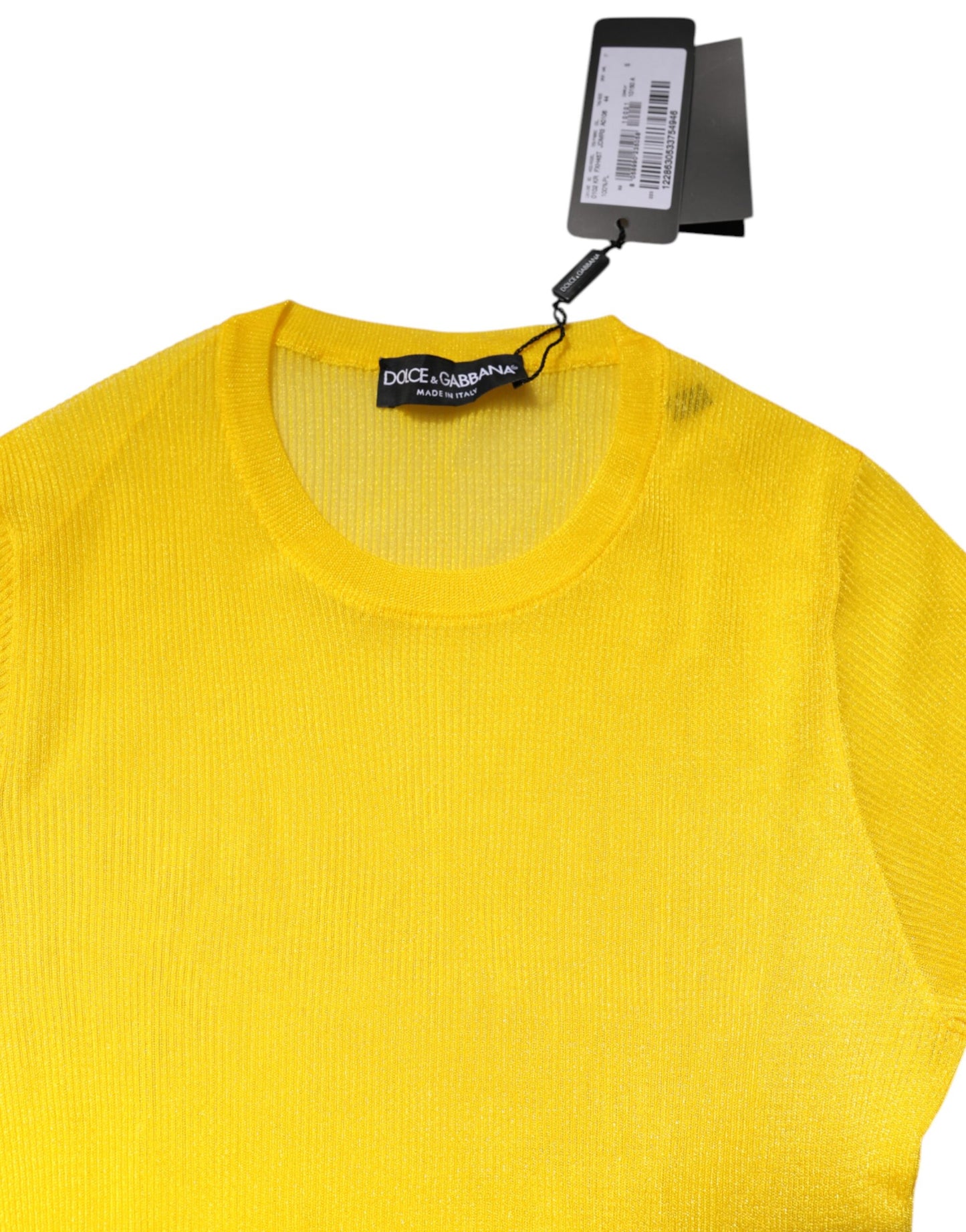 Dolce & Gabbana Gelb Polyester Damen Pullover Top Pullover