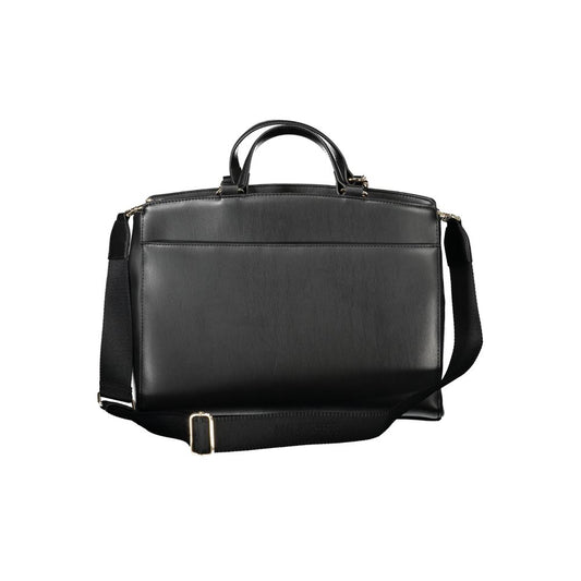 Tommy Hilfiger – Schwarze Polyethylen-Handtasche für Damen