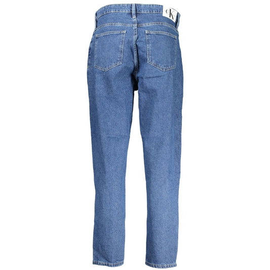Calvin Klein Blaue Baumwolljeans für Damen