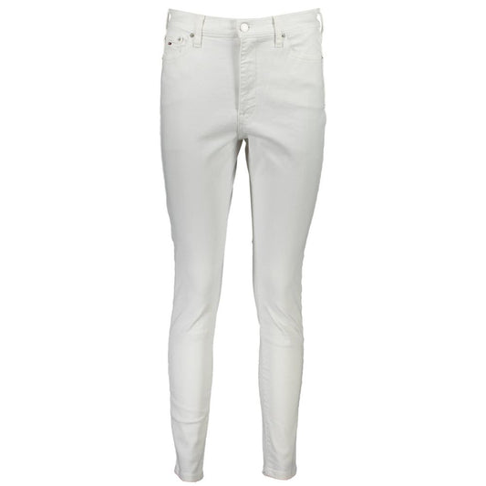 Tommy Hilfiger – Weiße Baumwolljeans für Damen