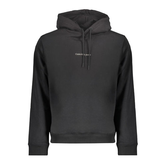 Calvin Klein Herrenpullover aus schwarzer Baumwolle