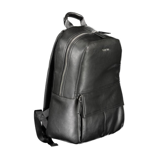 Calvin Klein Schwarzer Polyester Herren Rucksack