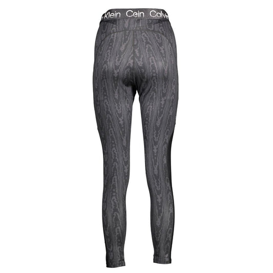 Calvin Klein – Schwarze Leggings aus Baumwolle für Damen