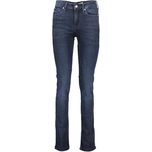 Calvin Klein Blaue Baumwolljeans für Damen