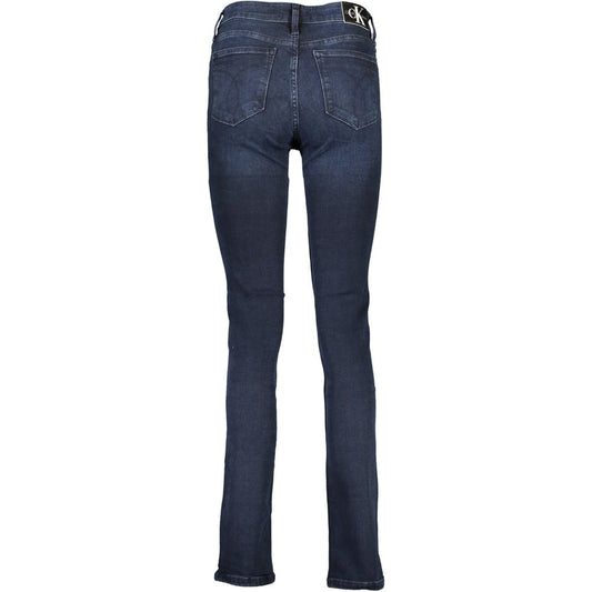 Calvin Klein Blaue Baumwolljeans für Damen