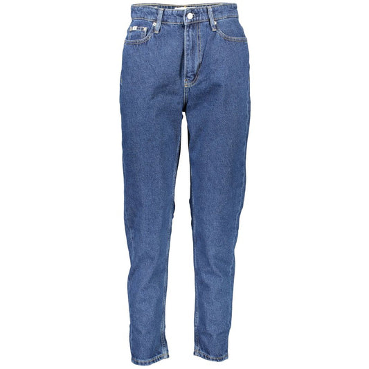 Calvin Klein Blaue Baumwolljeans für Damen