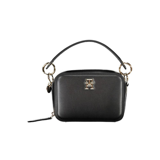 Tommy Hilfiger – Schwarze Polyethylen-Handtasche für Damen